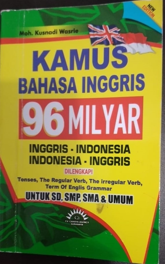 KAMUS BAHAS INGGRIS 96 MILYAR