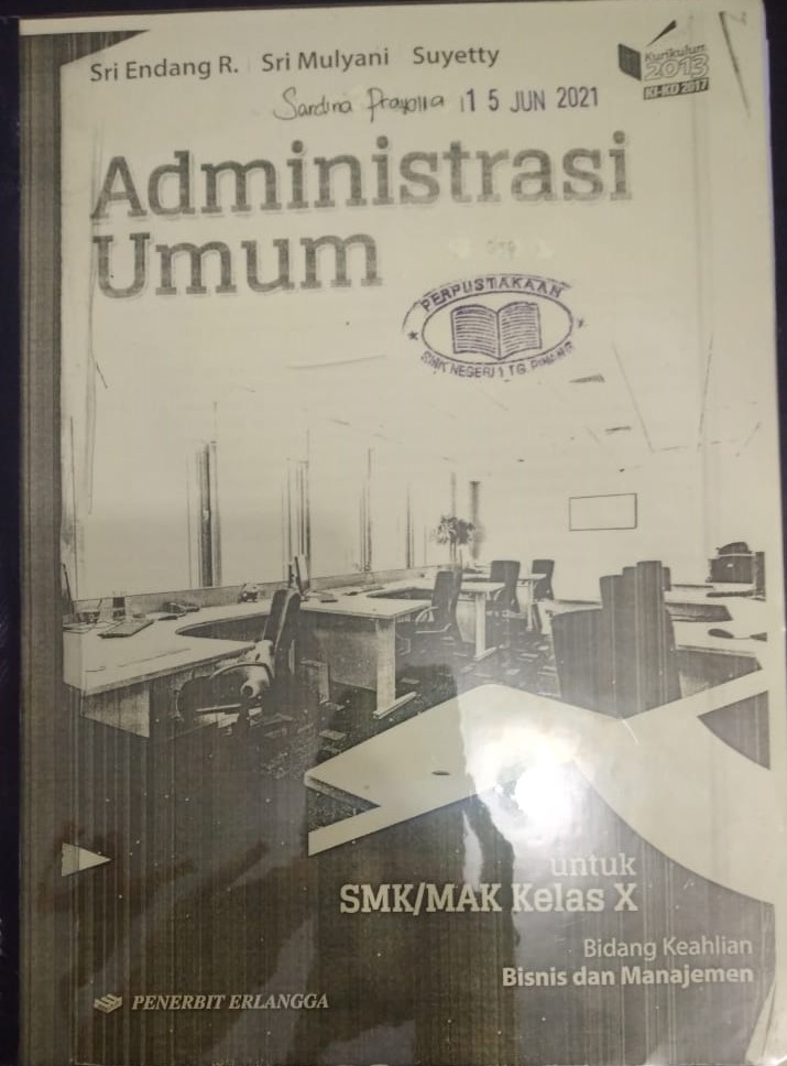 ADMINISTRASI UMUM KELAS X